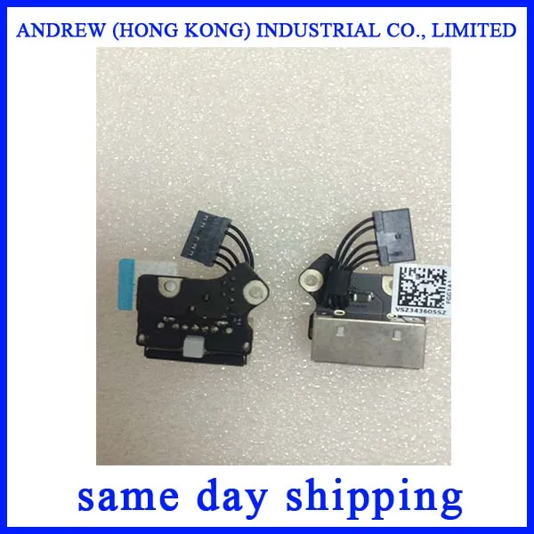 10 шт./лот оригинальная новая A1398 DC IN Power Jack плата для Macbook Pro 15 дюймов Плата 820 3109 A 923
