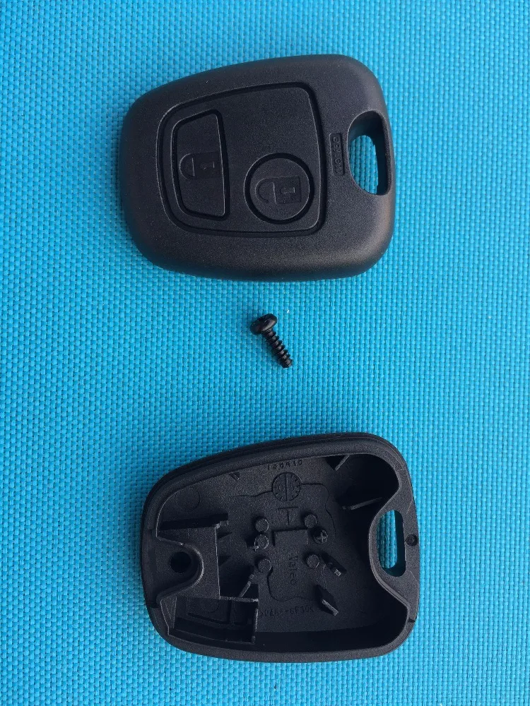 10Pcs/Lot Replacement Key Case For Peugeot 206 2 Button Remote Car Shell Blank No Logo Blade With Screws Auto Accessories | Автомобили и