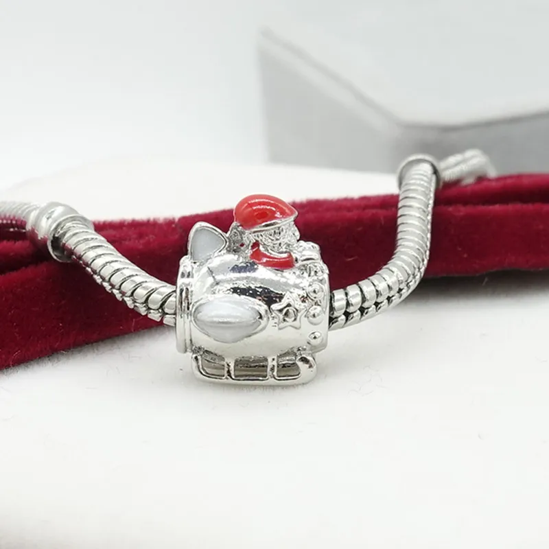 TTBEADS Лидер продаж 1 шт. серебряные CZ европейские очаровательные бусины подходят