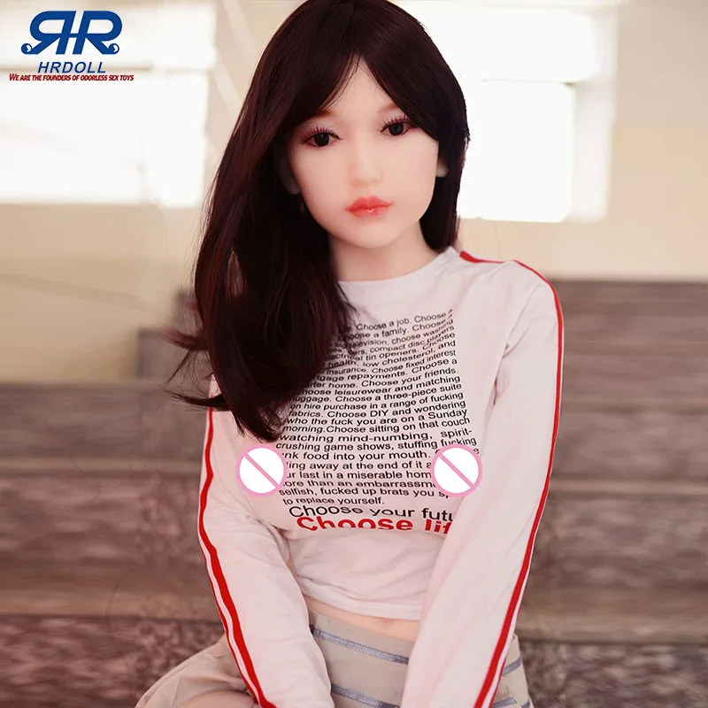 Sex Doll real gril small cheast Full Size silicone dolls Lifelike Japanese women LOVE Real TPE Dolls with skeleton |