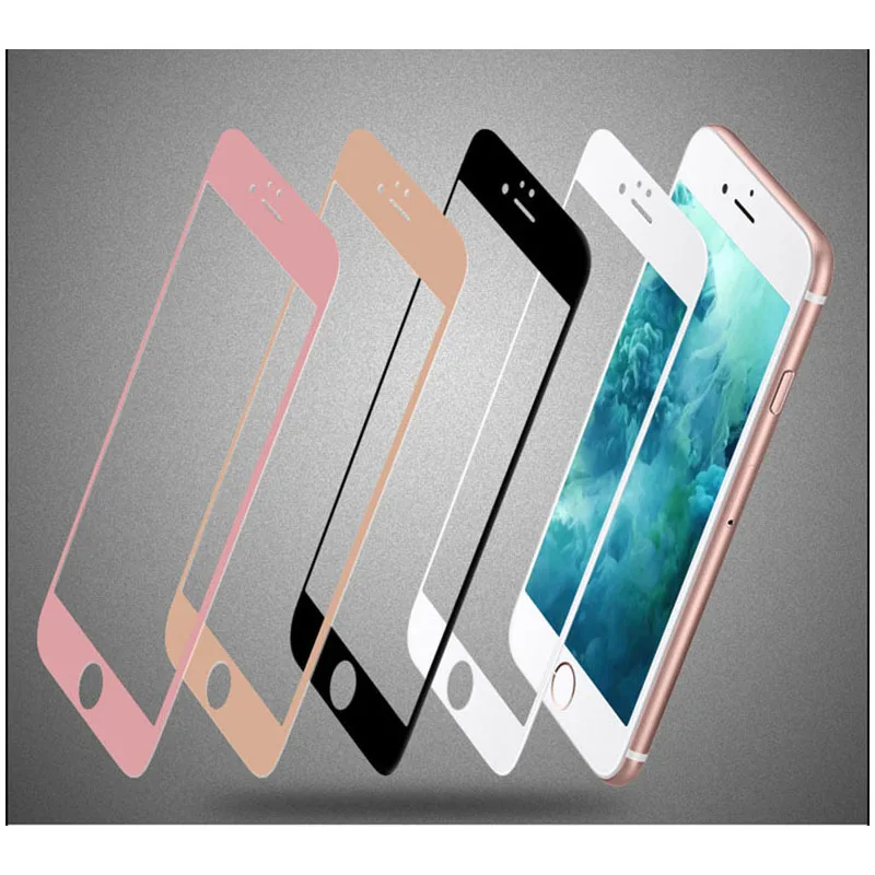 Полноэкранная защита закаленное стекло для iPhone X защитная пленка экрана 7 8 plus 0 26