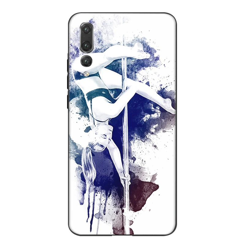 Силиконовый чехол для мобильного телефона Desxz Pole Dance Fitness Huawei P9 P8 P10 P20 P30 Lite Pro P Smart Z
