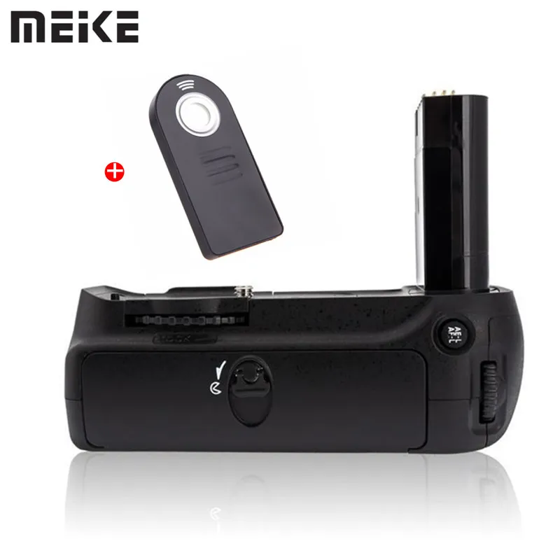 MeiKe MK-D80/MB-D80/BG-90 Батарейная ручка для Nikon D80 D90 Камера с ES ИК-пульт дистанционного управления
