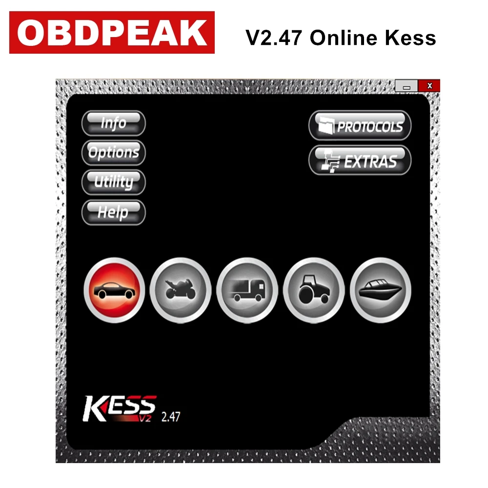 Новейшая модель Ksuite V2.47 ЕС он лайн для Kess V2 5 017 OBD2 менеджер инструменты настройки