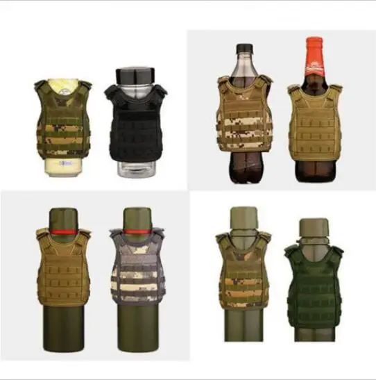 Уличный Тактический пивной мини-Жилет Molle набор консервных напитков