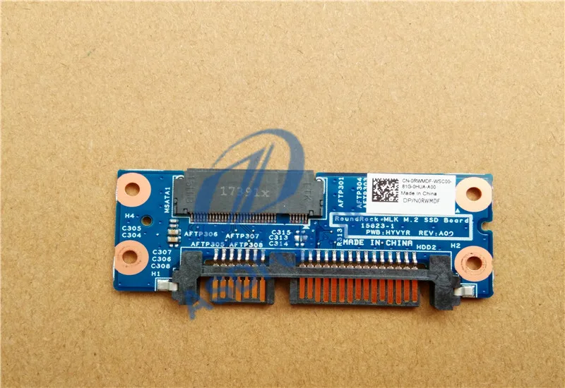 Адаптер для SSD накопителя Dell Latitude 3580 / 3480 2 5 &quotSATA M.2 CHA01 HYVYR 15823 1 RWMDF 0RWMDF 100%|Платы