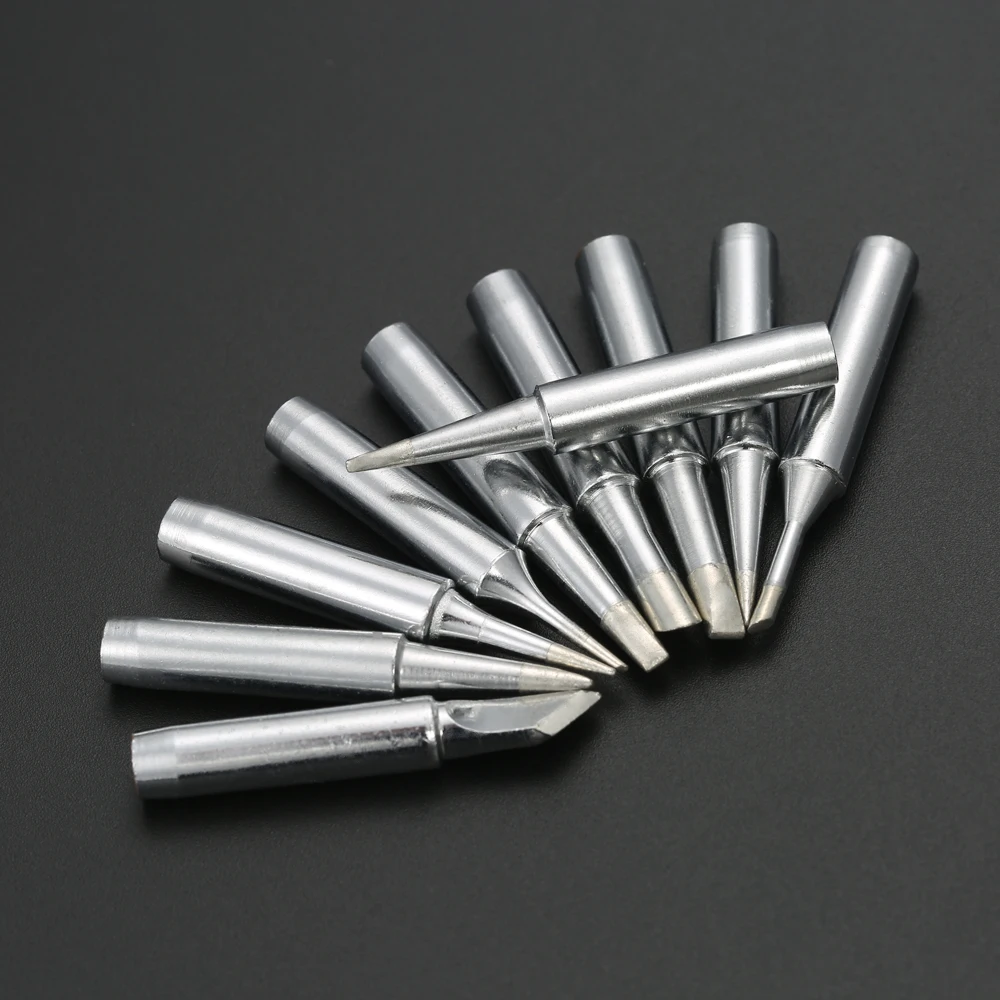 

10PCS Soldering Iron Tips Replacement Solder Tip Lead-free Screwdriver Iron Tip for Hakko Soldering Rework Station Tool Kit