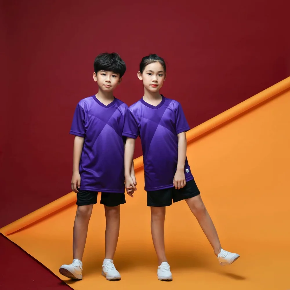 Лето 2019 детские футбольные Джерси детский спортивный комплект для мальчиков