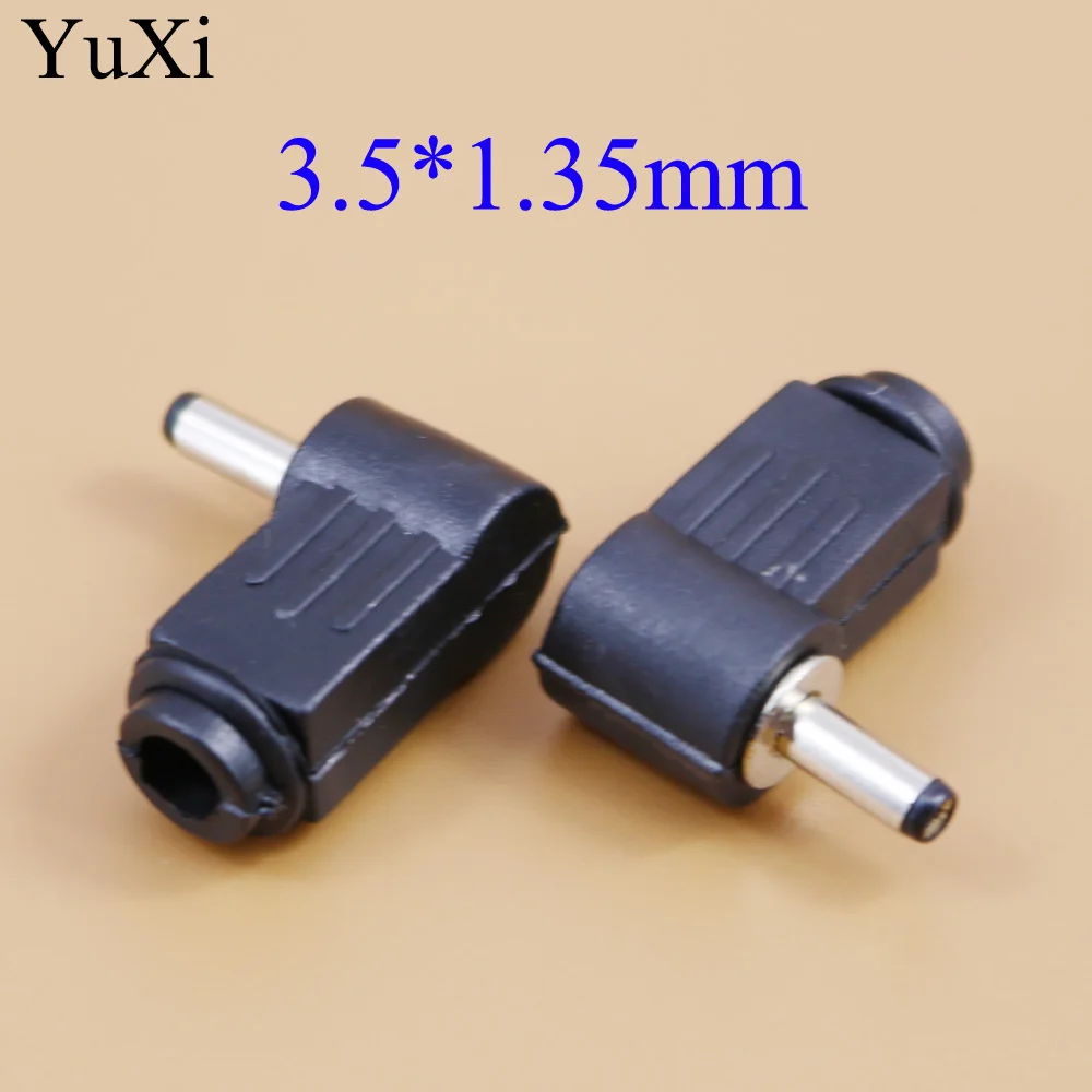 YuXi 3 5x1 35 мм штекер питания постоянного тока 5*1 L образный 90 Прямоугольный с одной