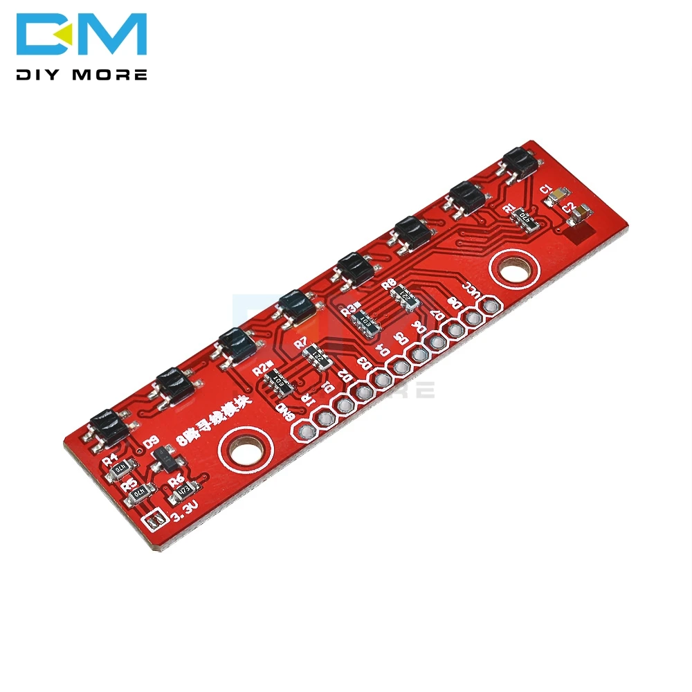 Модуль слежения модуль инфракрасного датчика обнаружения DIY для Arduino 8
