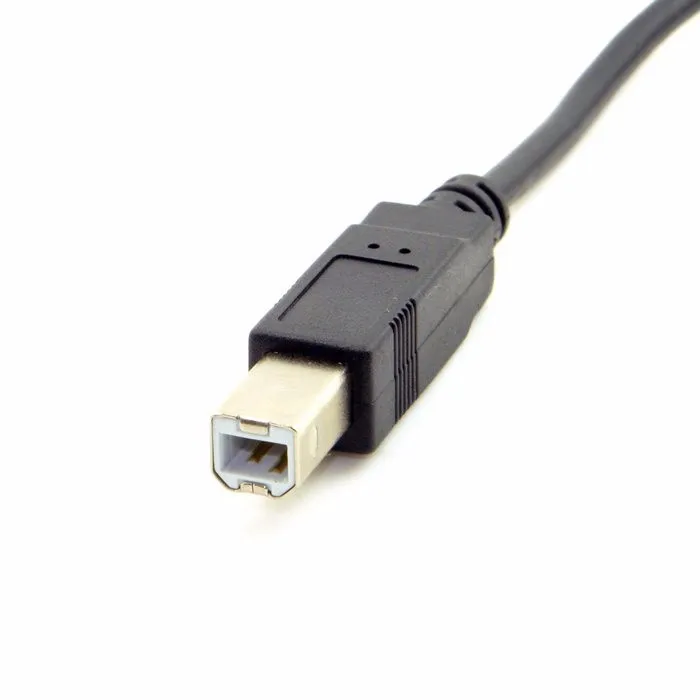 50 см USB 2 0 B Тип папа USB-B к женскому принтеру сканер жесткий диск удлинитель Кабель