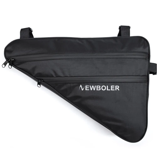Black XL NEWBOLER большая велосипедная треугольная сумка велосипедная Рама Передняя труба сумка Водонепроницаемая велосипедная сумка Pannier Ebike сумка для инструментов аксессуары XL - Цвет: Black XL