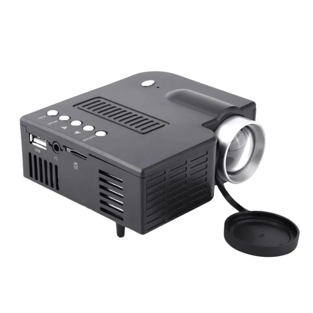 UC28A Мини Портативный светодиодный проектор 1080 P Мультимедийный Домашний