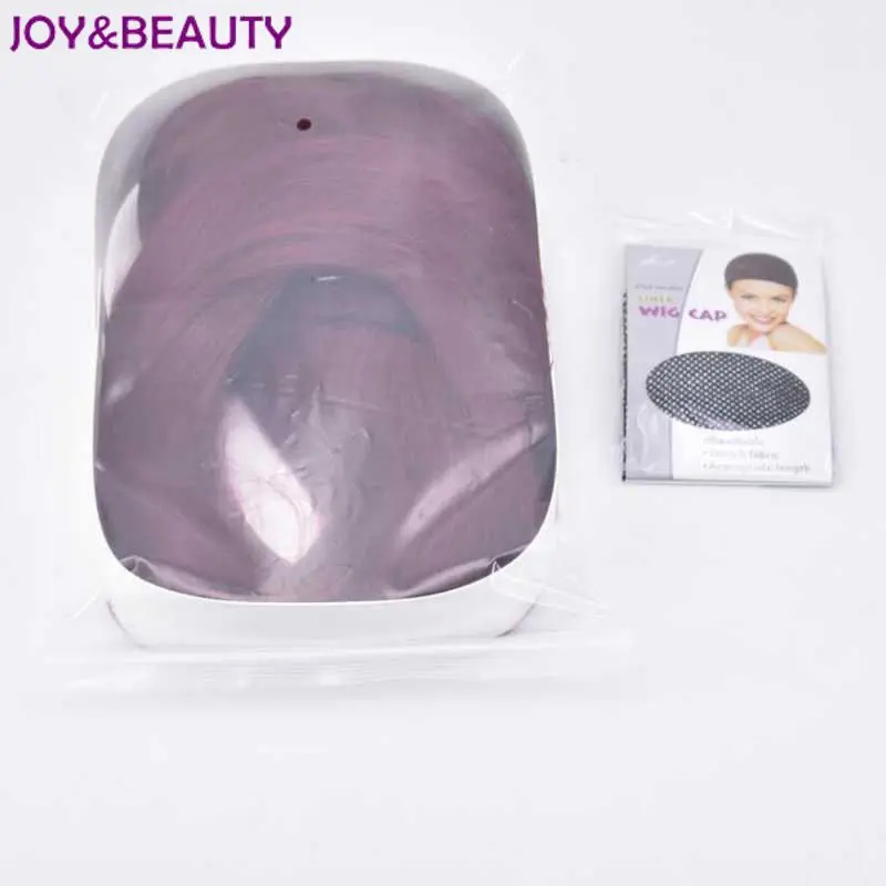 JOY& BEAUTY для женщин синтетические волосы длинные прямые парик высокая температура волокно 28 дюймов длинные Бург цвет