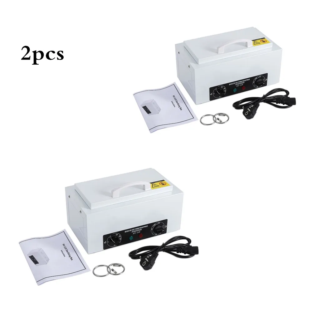 2pcs 1 шт/2 шт/3 шт EU Plug 300 Вт высокотемпературный стерилизатор для маникюра с горячим воздухом дезинфекционный Шкаф Оборудование для дизайна ногтей HWC - Цвет: 2pcs