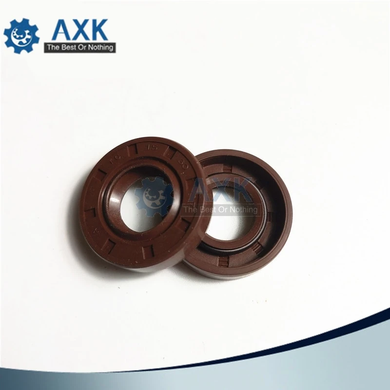 AXK 1 шт. 23x36x8 23x36x6 30x45x7 12x21x6 Viton FKM фторкаучук Весна две губы TC кольцо прокладка радиальный вал скелет сальник