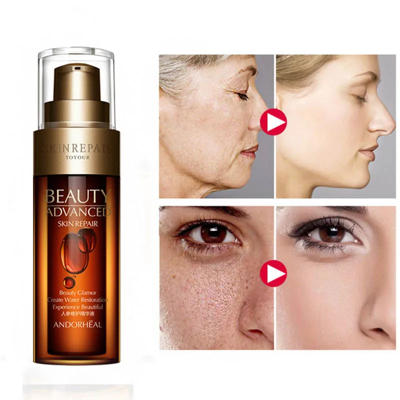 Против морщин лица сывороточная Гиалуроновая кислота женьшень эссенция