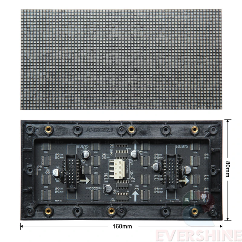 2 5 мм Шаг P2.5 комнатный RGB Полноцветный Smd2121 160x80 64x32 пикселей светодиодный модуль 1/16