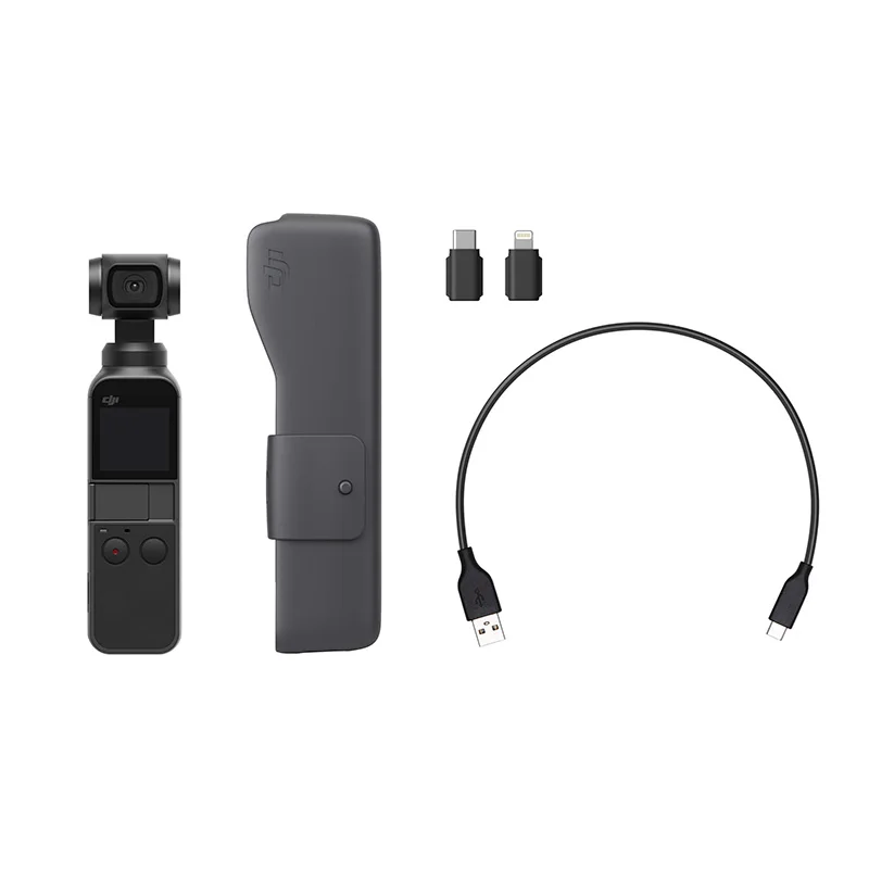 DJI Osmo карман 3-осевая стабилизированная для цифровой зеркальной камеры 4K 60fps мини-видеокамера легкий и Портативный