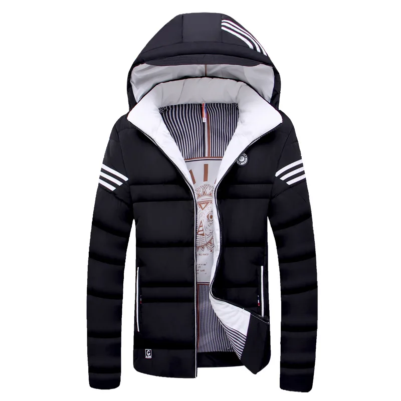 2018 New Winter jacket Men casual warm cotton down Parka coat mens jackets and coats thicken outwear brand clothing Asian size | Мужская