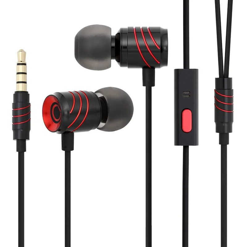 GGMM C800 наушники-вкладыши HiFi наушники металлические стерео наушники с микрофоном свободные руки спортивные наушники для телефона бас гарнитуры - Цвет: Black