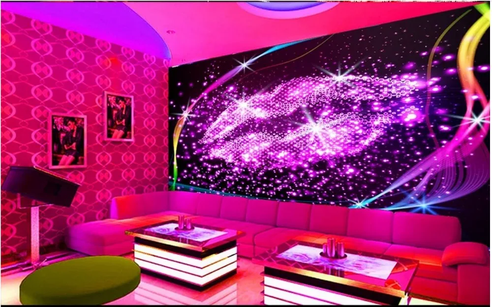 3d фото на заказ настенные фрески настенная бумага Bar KTV мечта Хрустальная помада