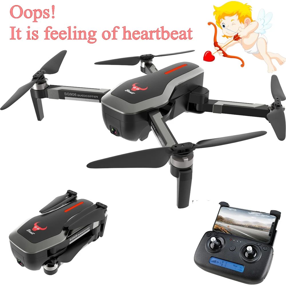 SG906 5G 4K WiFi FPV RC Дрон GPS Gimbal камера следуй за мной Радиоуправляемый квадрокоптер