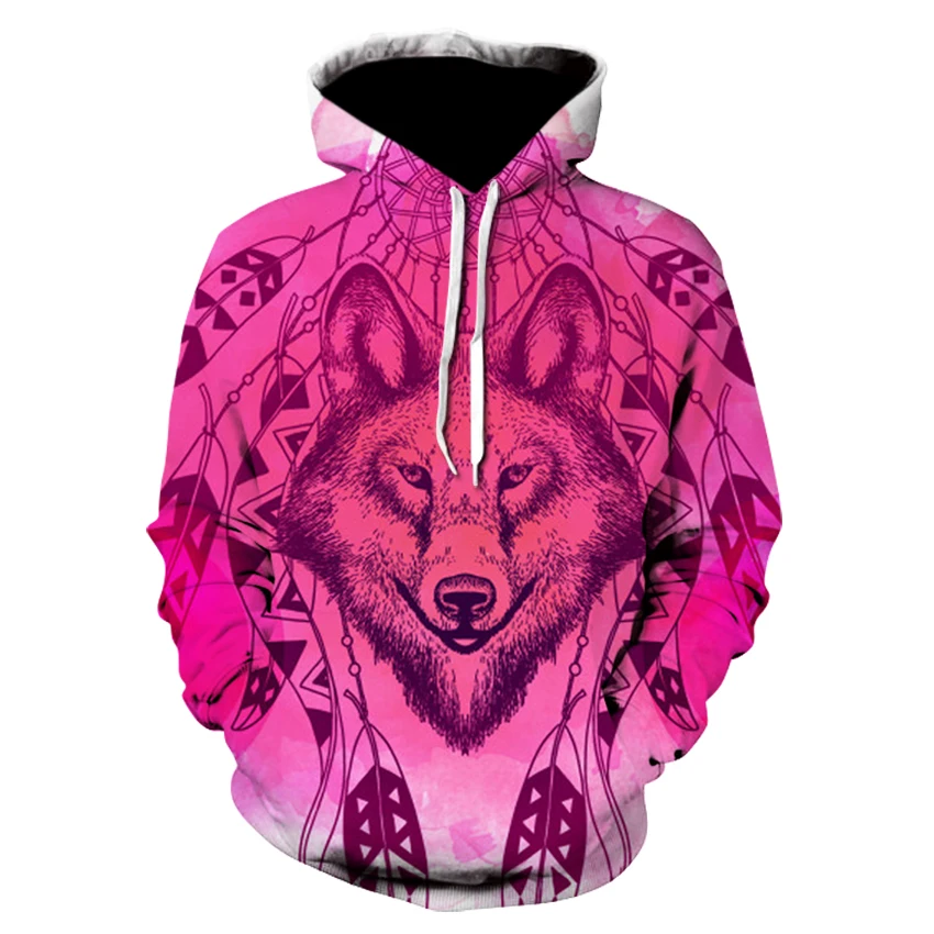 2018 Devin Du autumn new fashion animal jersey 3D printing hoodie women/ men hooded jacket long-sleeved pullover S-5XL | Мужская одежда