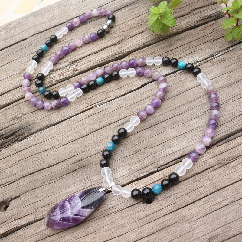 Бусины из натурального камня 8 мм аметист черный оникс апатит искусственные