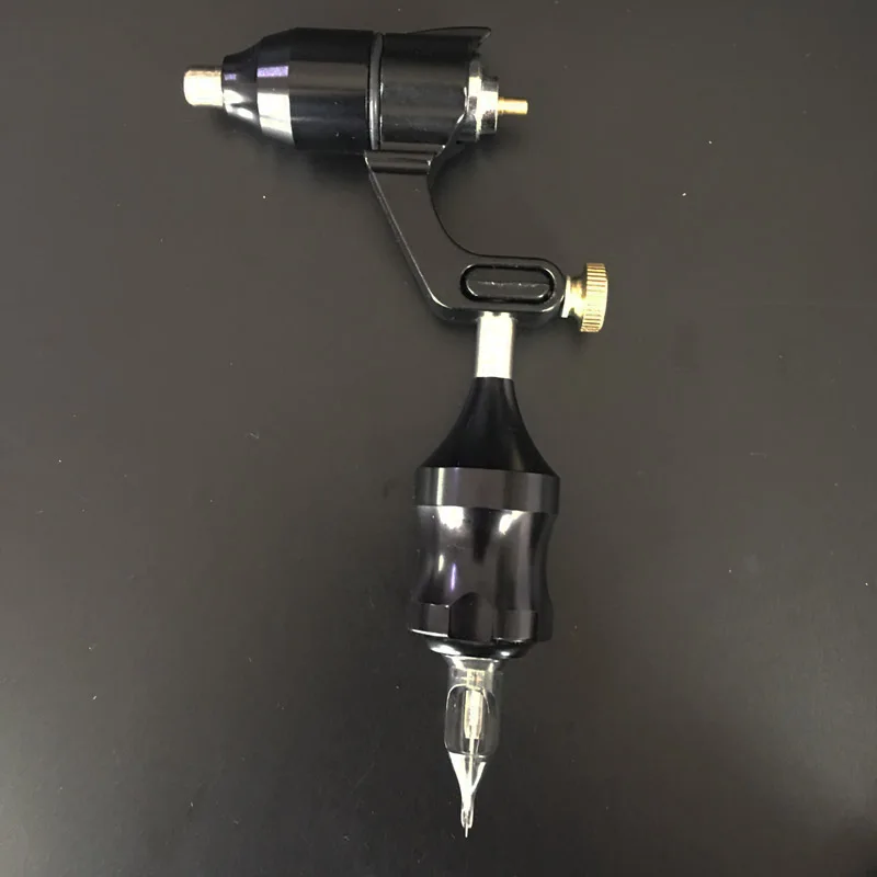 With Cartridge Grip Татуировка роторная машина с татуировочными захватами набор 1 шт. татуировки машины+ 1 шт. Картридж ручка или 1 шт. алюминиевый захват татуировки комплект - Цвет: With Cartridge Grip