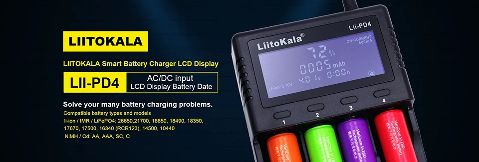 1-10 шт. Liitokala 18650 3400 мАч литиевая батарея NCR18650B 3,7 в батарея для фонарей