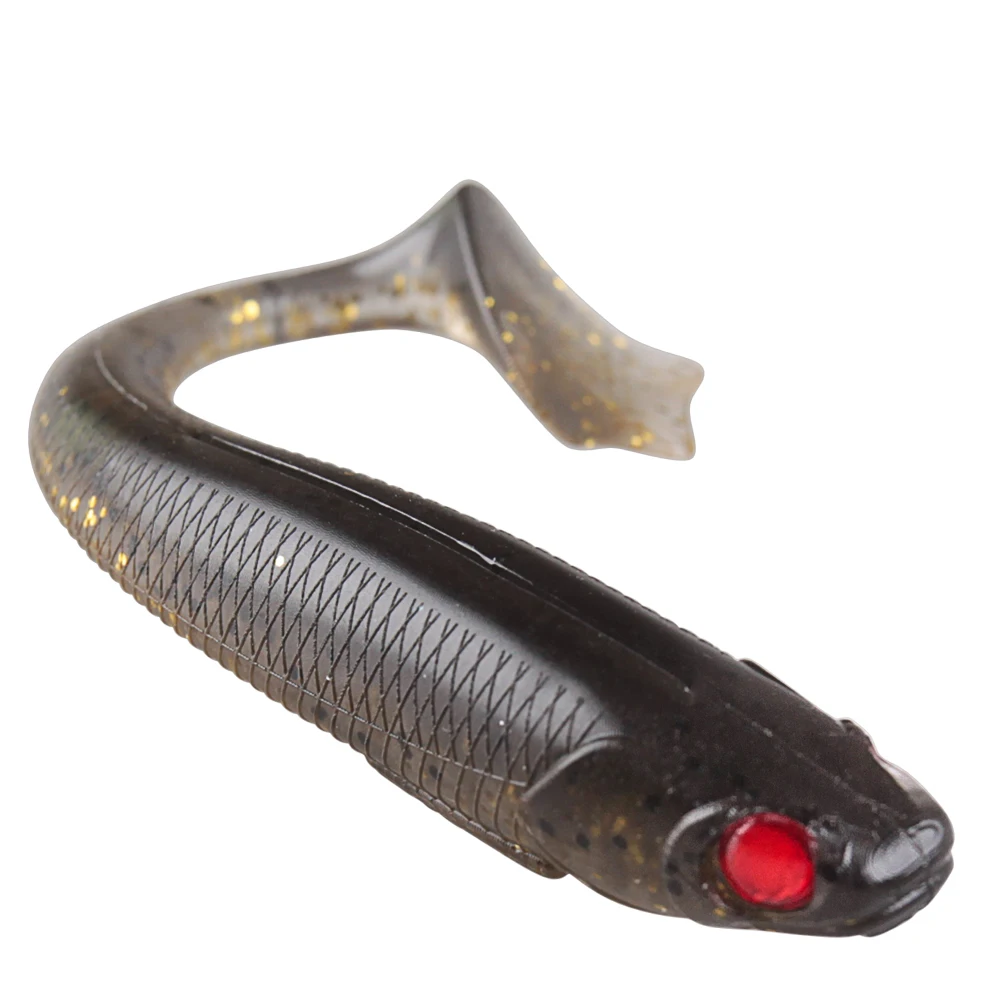 BASSKING Новинка 2019 мягкие приманки 8 шт. 90 мм 6 1 г Силиконовые Мягкие рыболовные с