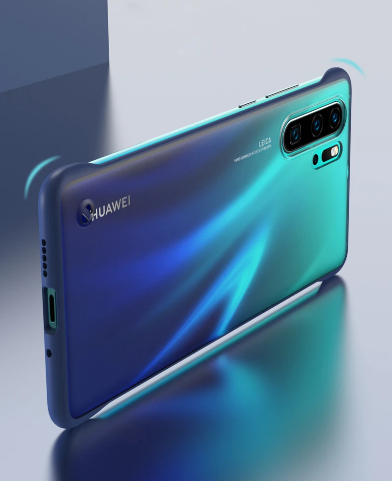 Матовый чехол без оправы для huawei P20 P30 Lite Pro Чехол для huawei Honor 20 mate 20 Pro Чехол для huawei Nova 4 5 Чехол прозрачный
