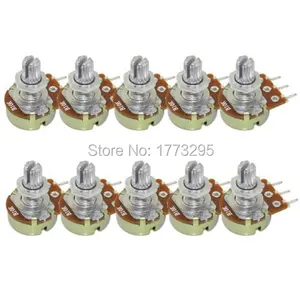 10 шт., высококачественный линейный потенциометр WH148 B10K, горшок с одним соединением 1K, 2K, 5K, 10K, 20K, 50K, 100K, 250K, 500K, 1M, 500 Ом для Arduino