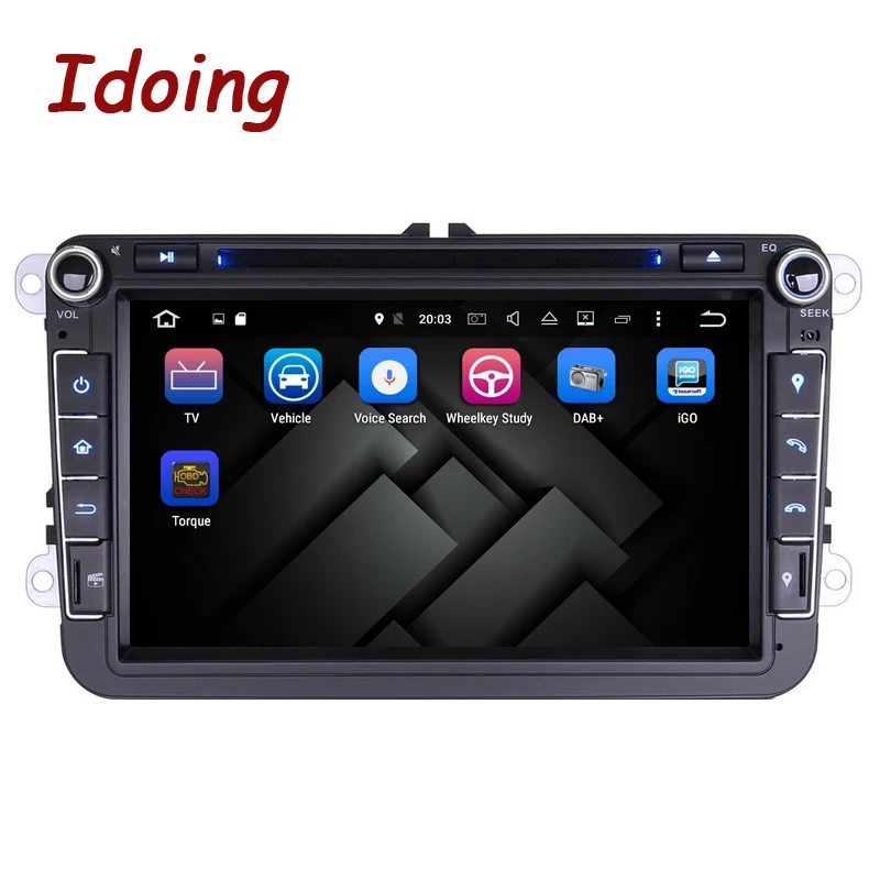 Idoing 2G RAM Android6.0 Автомобильный мультимедийный плеер для VW/Skoda/Seat сенсорный экран
