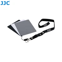 jjc camera white balance accurate 3 in 1color balancing tool with neck strap 130x100x24mm digital grey card for canonnikonsony