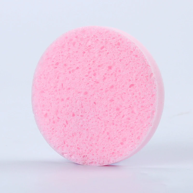 4 шт натуральных волокон древесины лице Puff очищения губка для мытья Exfoliator