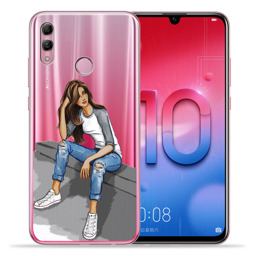 Мода для девочек, летний оболочки Coque для чехол huawei смартфона Honor 8x9 Lite 10 9 8 8x 8c 8Lite 7A 7C 5,7 5,9" 7A Pro7 7X 6X 6A Капа для Etui Капа - Цвет: 01