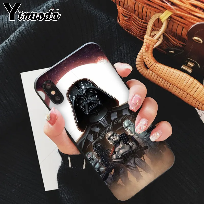 Yinuoda R2D2 BB8 Звездные войны Мягкий Силиконовый ТПУ чехол для телефона Apple iPhone 8 7 6 6S Plus