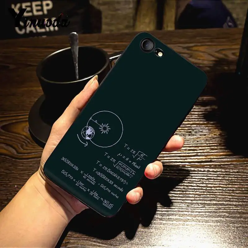 Yinuoda mc2 с E = mc Математика Альберт Эйнштейна чехол для телефона для iPhone X 8 7 6 6S Plus X 5 5S SE XR XS XSMAX11 11pro 11promax