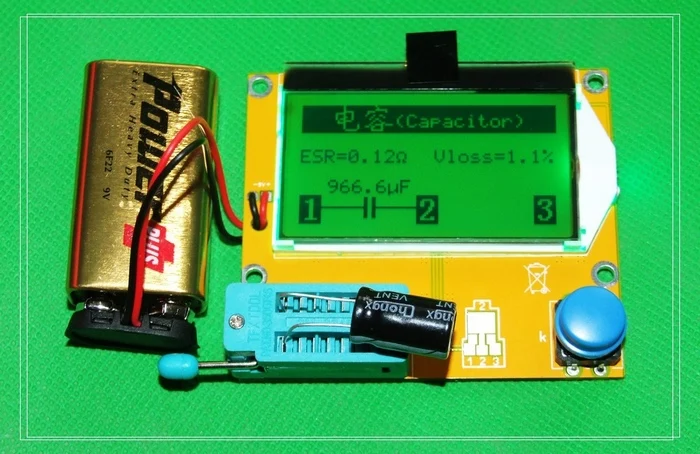 1 шт. LCR-T4 Графический тестер сопротивления транзисторов ESR SCR | Электроника
