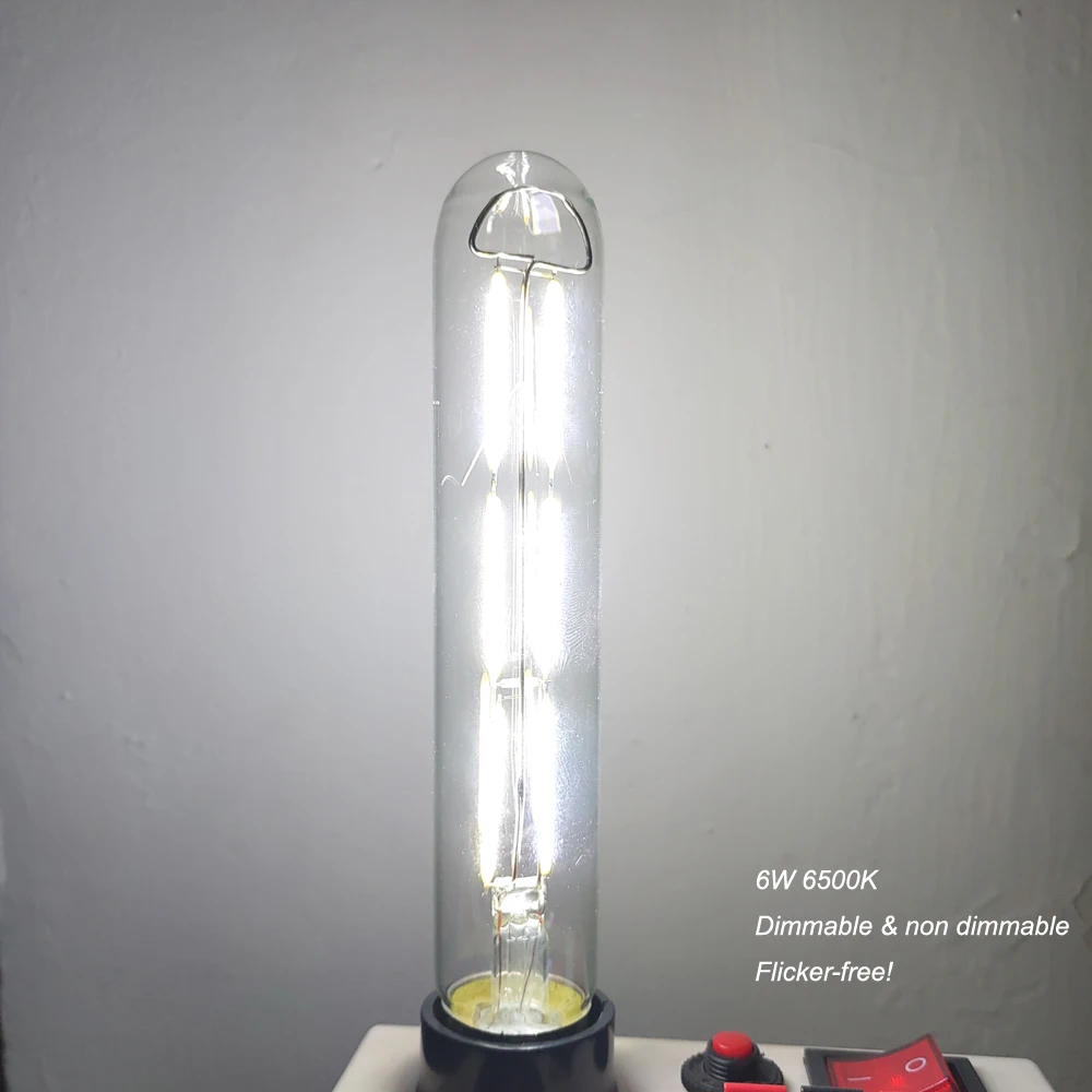 6000 K 6500 K Dimmable 120 V 110 V 230 V T30 светодиодный светильник накаливания E27 трубчатые стеклянные украшения света без частых вспышек