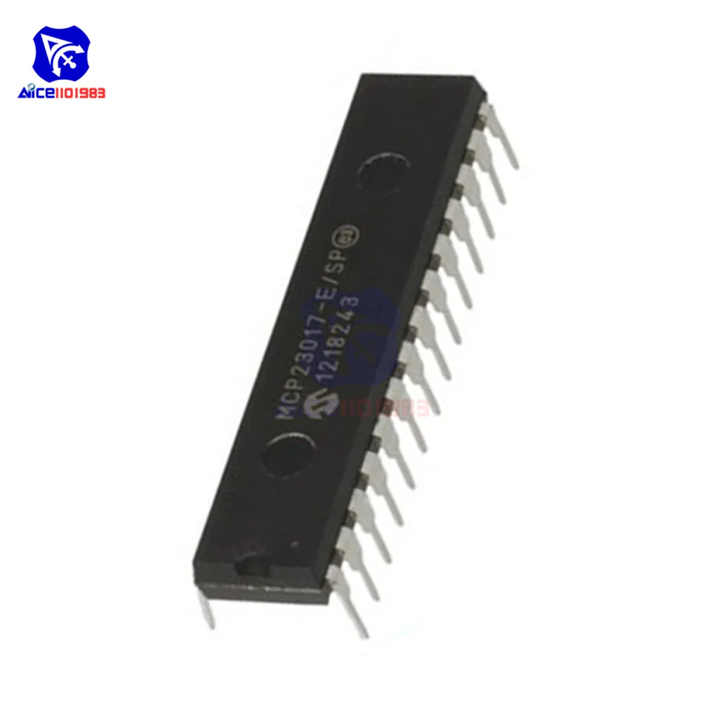 5 шт./лот IC Chips MCP23017 E/SP MCP23S17 DIP28 16 Bit I/O расширитель с интерфейсом I2C IC|Интегральные