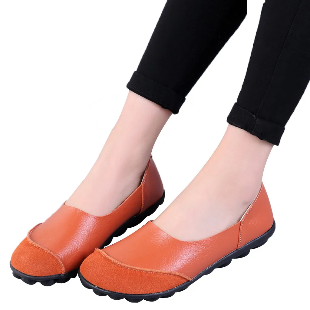 Туфли женские из натуральной кожи удобные лоферы плоская подошва ручная работа