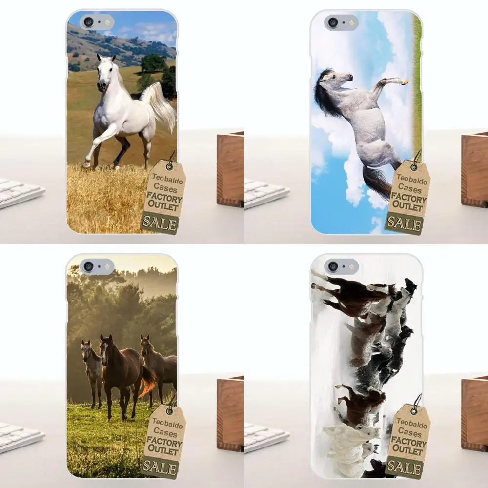 Мягкий чехол для Huawei G7 G8 Honor 5A 5C 5X6 6X7 8 V8 Mate 9 P7 P8 P9 P10 Lite Plus Wild Horse Running Hd