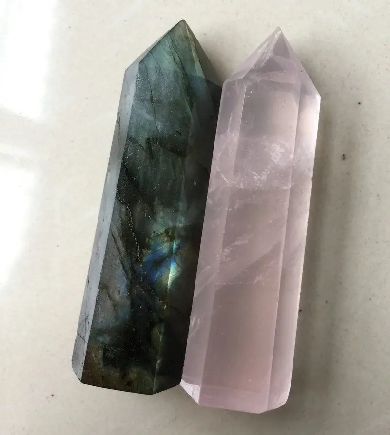 Каменные камни с заостренным лабрадоритом палочка из Лабрадорита натуральные и