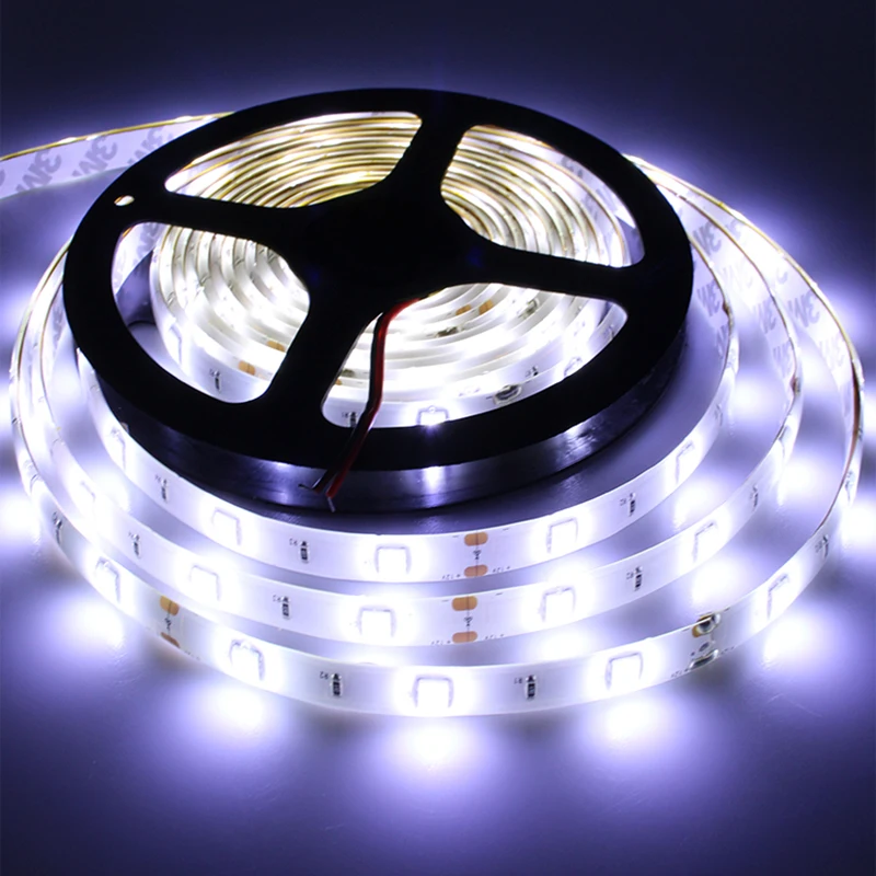 RGB Светодиодная лента 5050 150LED 5 м IP65 Водонепроницаемые гибкие огни DC12V лампада
