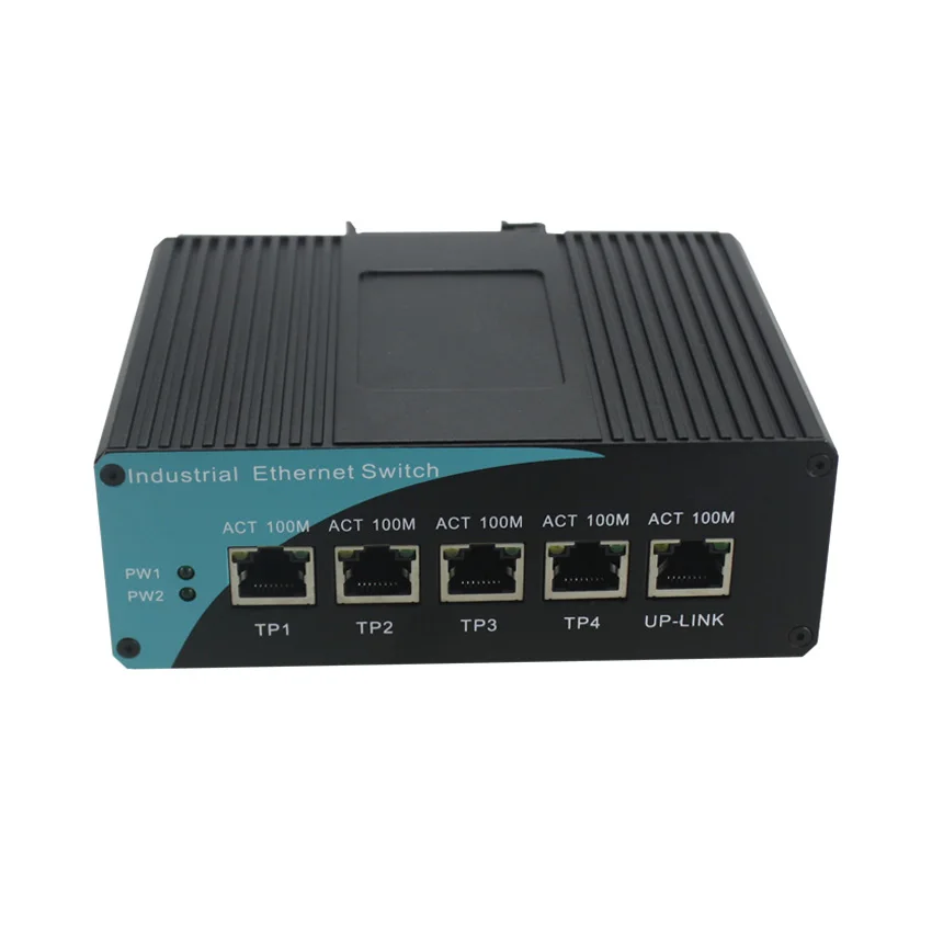 Промышленный Коммутатор ethernet WangLink 5 портов 10/100M 40 + 85C широкий коммутатор с рабочей