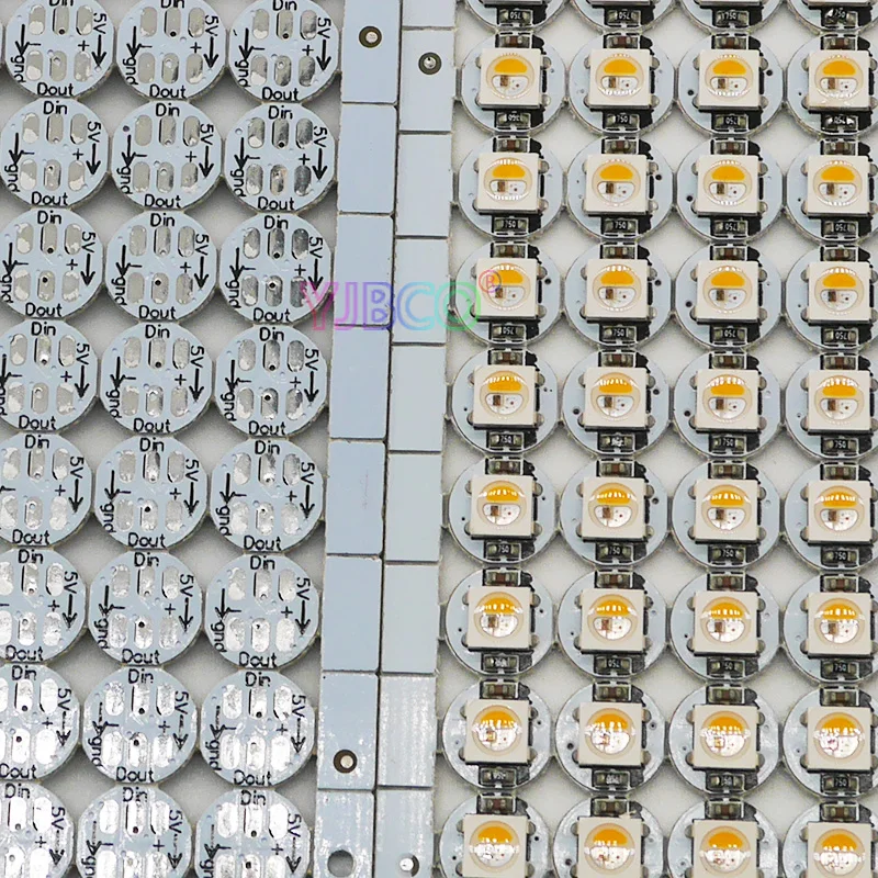 Светодиодный теплоотвод 5050 SMD RGB SK6812 IC 5 в постоянного тока светодиодный RGBW/RGBWW 100