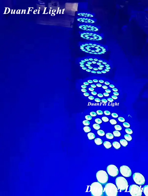 8 лотов прожектор из алюминиевого сплава Par64 Rgbw Wash Dmx Lyre светодиодный Par 24x10w|Эффект